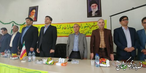 همایش شوراها، دهیاران و کشاورزان بخش گلدشت برگزار شد