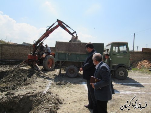 بازدید فرماندار گمیشان از پروژه ساختمان اداری کمیته امدادامام(ره)شهرستان