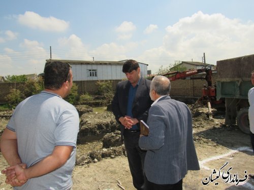 بازدید فرماندار گمیشان از پروژه ساختمان اداری کمیته امدادامام(ره)شهرستان