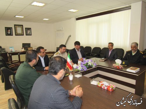 حضور نمایندگان نهاد ریاست جمهوری در شهرستان گمیشان
