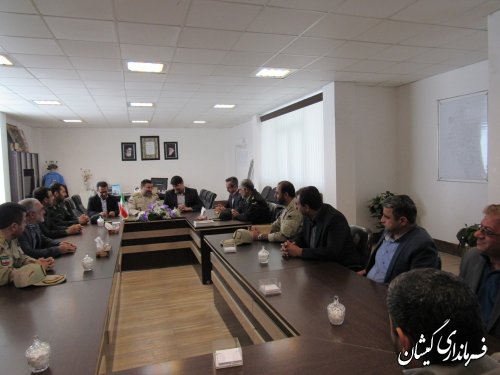 حضور نمایندگان نهاد ریاست جمهوری در شهرستان گمیشان