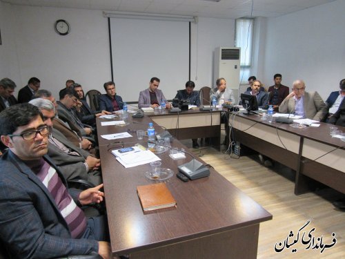 اولین جلسه شورای اداری شهرستان گمیشان در سال 97 برگزار شد