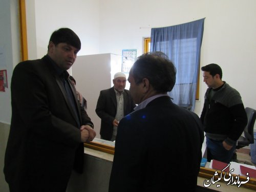 بازدید سرزده فرماندار گمیشان از اداره پست شهرستان