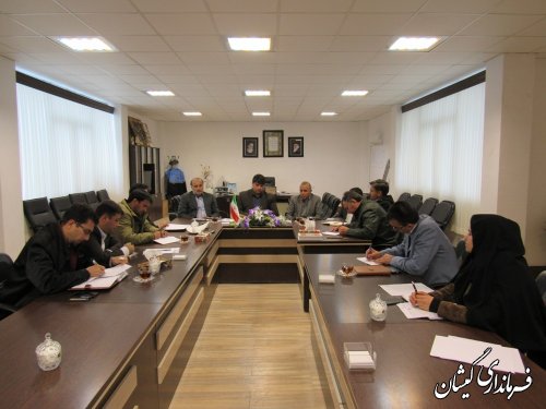 جلسه شورای ترافیک شهرستان گمیشان برگزار شد