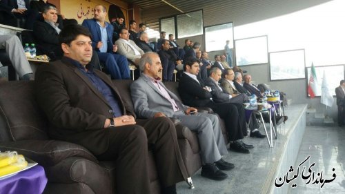 حضور فرماندار گمیشان در آیین افتتاحیه سومین المپیاد ورزشی استان