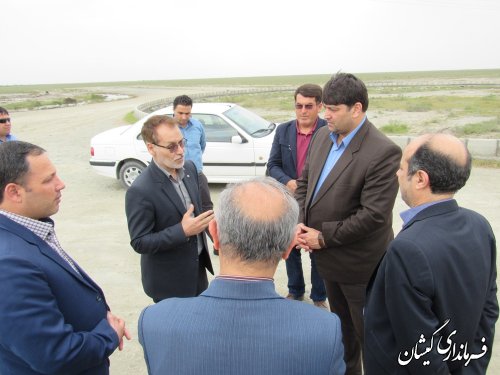 بازدید فرماندار و سرپرست شرکت گاز استان از ناحیه تخصصی شیلات گمیشان