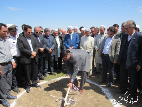 مراسم کلنگ زنی اولین اورژانس 115 خیری در روستای کله پست شهرستان برگزار شد
