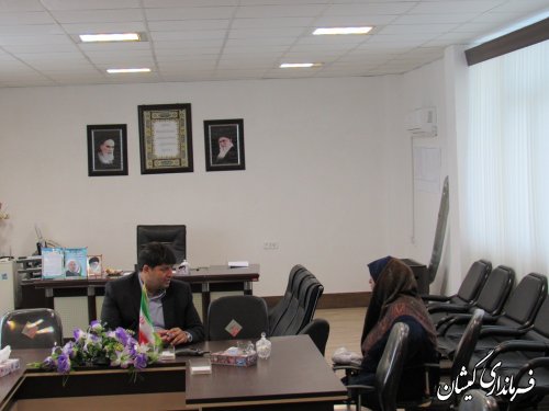 ملاقات عمومی فرماندار گمیشان با مردم شهرستان برگزار شد