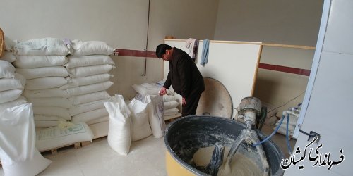 بازدید فرماندار گمیشان از نانوایی های سطح شهرگمیش تپه