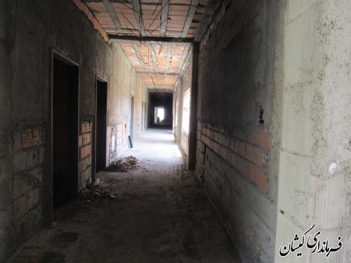 بازدید فرماندار از پروژه مجتمع فرهنگی و هنری گمیشان