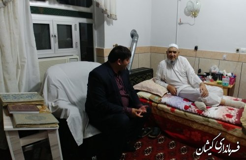 دیدار فرماندار گمیشان با امام جمعه سیمین شهر