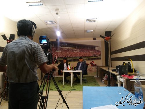 حضور فرماندار گمیشان در برنامه زنده تلویزیونی خط پایان
