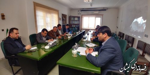 جلسه مشترک فرماندار گمیشان با مدیرعامل آبفار استان