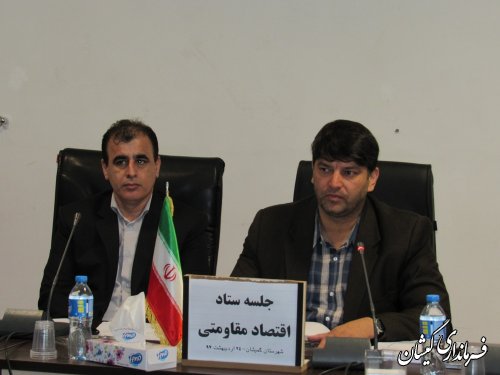 قرار گرفتن گمیشان در لیست تهیه برنامه راهبردی-عملیاتی کشور فرصتی برای گسترش طرح های اقتصاد مقاومتی