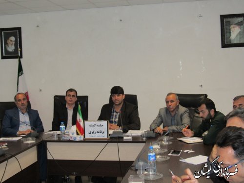اولویت کمیته برنامه ریزی درشهرستان اتمام پروژه های نیمه تمام خواهد بود