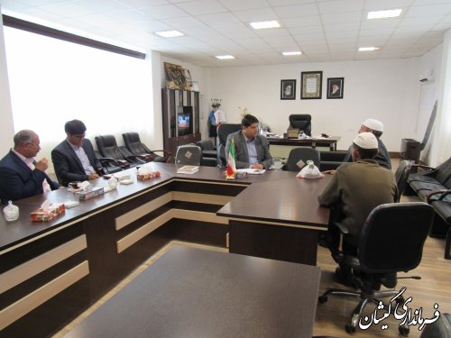 ملاقات عمومی فرماندار گمیشان با مردم شهرستان