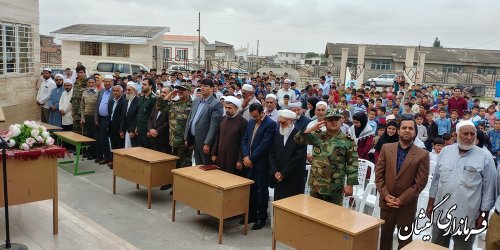 مراسم یادواره شهدای روستای بصیرآباد بخش گلدشت برگزار شد