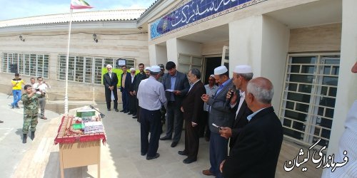 مراسم یادواره شهدای روستای بصیرآباد بخش گلدشت برگزار شد