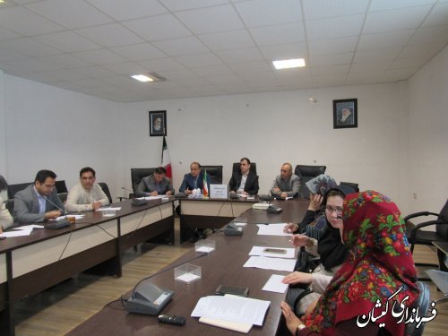 جلسه هماهنگی برنامه های ماه مبارک رمضان در گمیشان برگزار شد