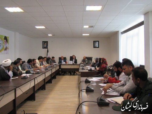 جلسه هماهنگی برنامه های ماه مبارک رمضان در گمیشان برگزار شد