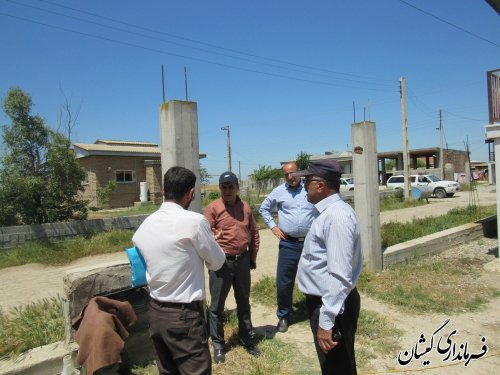 بازدید بخشدار مرکزی و معاون مدیرعامل آب و فاضلاب روستایی استان از روستاهای شهرستان