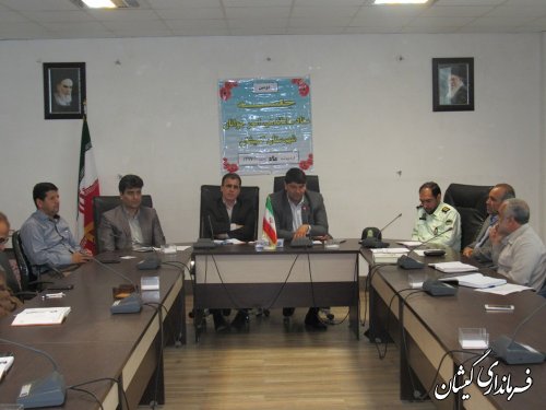 دومین جلسه ستاد ساماندهی جوانان شهرستان گمیشان برگزار شد