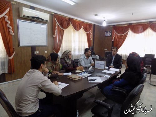 جلسه گروه کاری اشتغال بانوان شهرستان گمیشان برگزار شد
