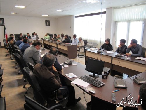 اولین جلسه شورای هماهنگی مدیریت بحران شهرستان گمیشان برگزار شد