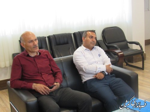 دیدار سرمایه گذار حوزه سیلو با فرماندار گمیشان