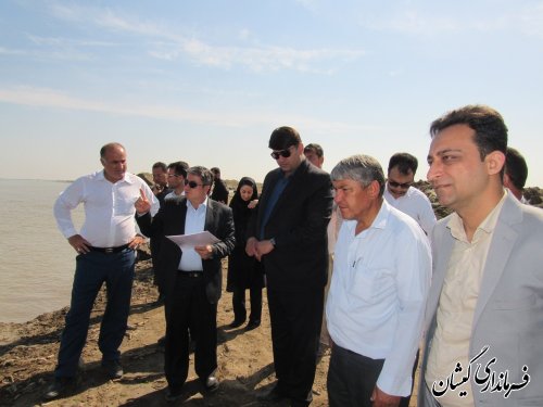 بازدید از محل پیشنهادی اجرای تولید همزمان آب و برق در شهرستان