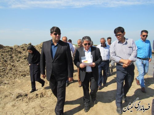 بازدید از محل پیشنهادی اجرای تولید همزمان آب و برق در شهرستان