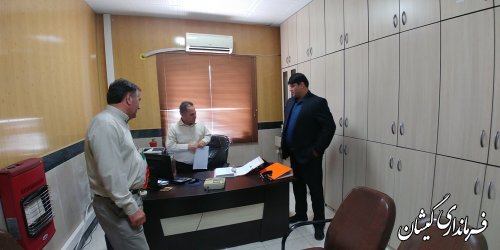 بازدید فرماندار گمیشان از شهرداری سیمین شهر