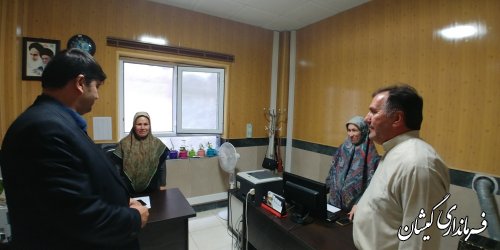 بازدید فرماندار گمیشان از شهرداری سیمین شهر