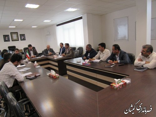 جلسه هماهنگی گازرسانی به ناحیه صنعتی گمیشان
