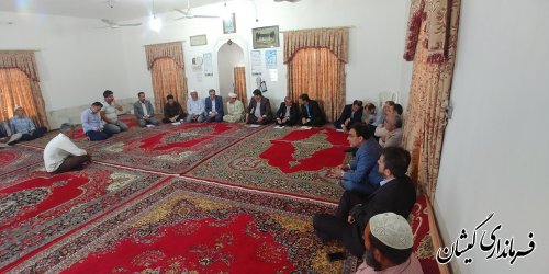 فرماندار گمیشان از روستای قرنجیک خواجه خان بازدید کرد