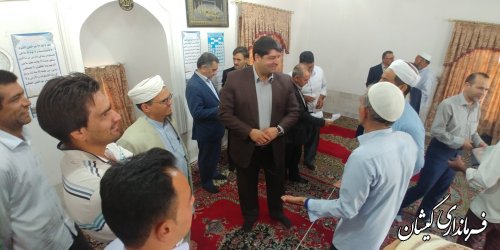 فرماندار گمیشان از روستای قرنجیک خواجه خان بازدید کرد