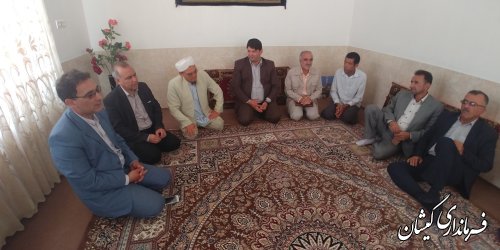 دیدار با دو خانواده مددجوی کمیته امداد امام(ره) در روستای قرنجیک خواجه خان