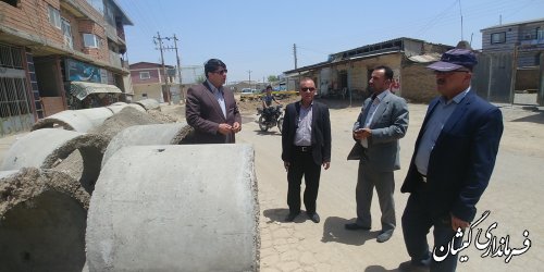 فرماندار گمیشان در تسریع اجرای طرح هادی روستای آرخ بزرگ تاکید کرد