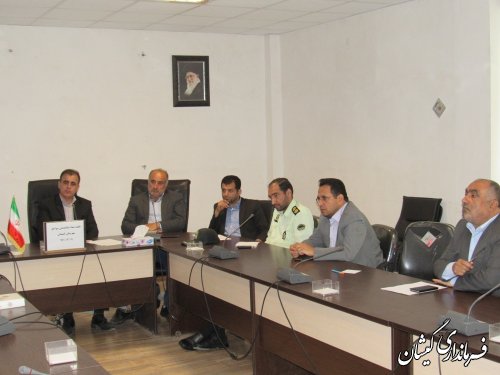 جلسه ستاد ساماندهی سواحل شهرستان گمیشان برگزار شد