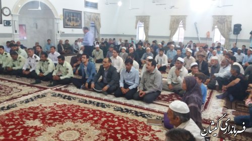 مراسم ارتحال امام(ره) و قیام 15خرداد در شهرستان گمیشان برگزار شد