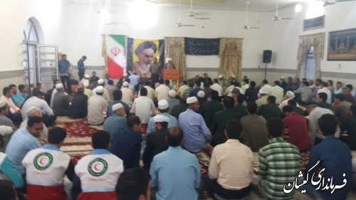 مراسم ارتحال امام(ره) و قیام 15خرداد در شهرستان گمیشان برگزار شد