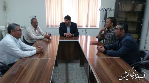 فرماندار گمیشان از جهادکشاورزی شهرستان بازدید کرد
