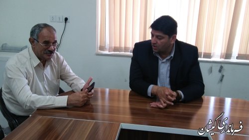 فرماندار گمیشان از جهادکشاورزی شهرستان بازدید کرد