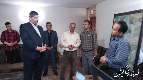فرماندار گمیشان از جهادکشاورزی شهرستان بازدید کرد