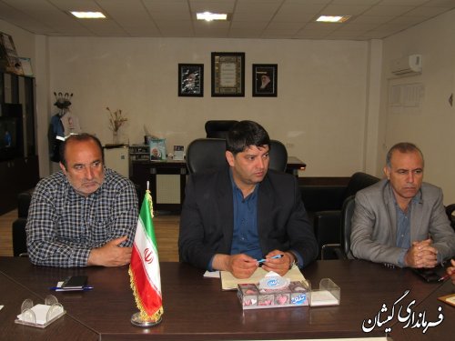 جلسه کارگروه ساماندهی امور گندم، آرد ونان شهرستان گمیشان برگزار شد