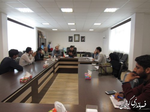 جلسه هماهنگی اجرای مطالعات گردشگری سواحل شهرستان گمیشان