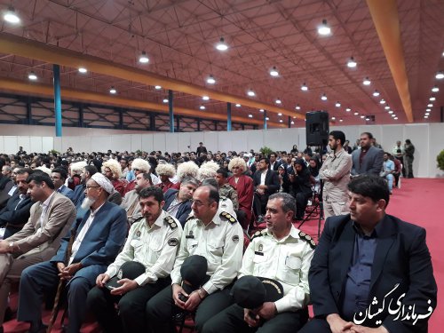 حضور فرماندار گمیشان در دومین همایش مبارزه با مواد مخدر استان