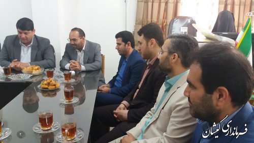 فرماندار گمیشان با مسئولان قضائی شهرستان دیدار کرد