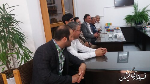 فرماندار گمیشان با مسئولان قضائی شهرستان دیدار کرد
