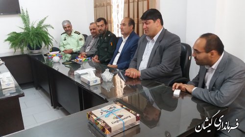 فرماندار گمیشان با مسئولان قضائی شهرستان دیدار کرد